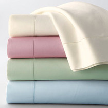 Thomaston 180 ct. White Flat Sheets - Twin 66"x104" 1