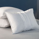 Micro-Percale Zip-On Pillow Cover - King 21"x37" 3